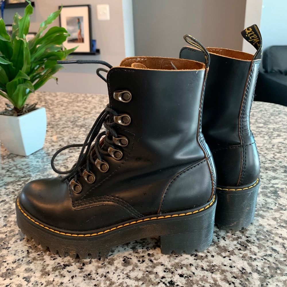 Dr. Martens Leona Platform Ankle Boot - Picture 5 of 8